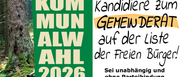Mitgestalten, anstatt nur jammern – für DEIN Dorf!